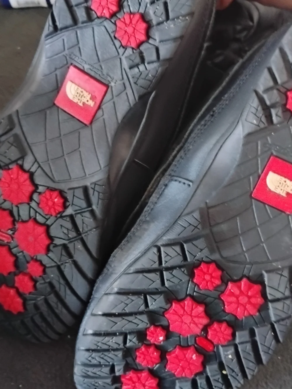 North Face Black Lace-Up Outdoor Boots